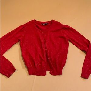 Sparkly Red Sweater